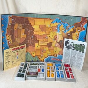 Fortress America Board Game 1987 Military Strategy Game Master Series